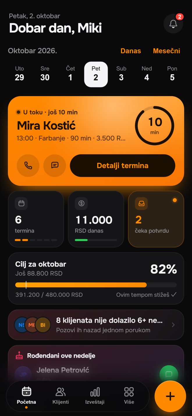 Termini stižu sami